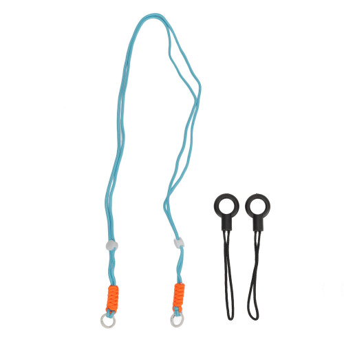 Braided Rope Cam Strap 120cm Light Blue 34g 2