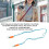 Braided Rope Cam Strap 120cm Light Blue 34g 4