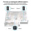 Wireless Lanyard Button Call Pager Emergency SOS Pager Emergency Call Button for Kids Elderly Call System White EU Plug 6