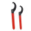 Coilover Spanner Wrench Set, 2Pcs Coilover Wrench, C-Shape Spanner Wrench, for Suspension System and Shock Adjustment 5