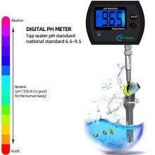 PH Meter Water Quality Monitor Online for Aquarium Water Quality Monitor Online PH Monitor Acidometer US Plug