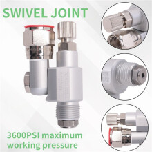 287030 Clean-Sh-Ot Shut-Off Valve,Pressure Airless Paint Spray Extension Anti-Spitting Valve Airless Spray Adapter Joint