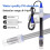 PH Sensor Replacement Probe Composite Electrode PH Water Quality Electrode Tester for Laboratory Aquarium Hydroponics 9