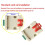 XY-MD02 Temperature Humidity Transmitter Detection Sensor Module Modbus SHT40 Temperature Sensor RS485 Signal Analog 1