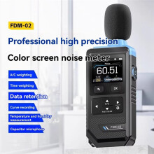 FDM02 Digital Noise Meter Sound Level Meter Handheld DB Meter 30-130dB Audio Measuring Instrument 1500mah Battery