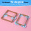 8Pc Enduring Corner Guide for Chipboard Box Right Angle Clamp Tool for 1mm 1.5mm 2mm and 3mm Thicknesses Paper Holding B 4