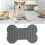 Bone Shape Silicone Slow-Feeding Pad, Indoor Gray 3