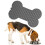 Bone Shape Silicone Slow-Feeding Pad, Indoor Gray 4