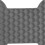Bone Shape Silicone Slow-Feeding Pad, Indoor Gray 5