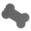Bone Shape Silicone Slow-Feeding Pad, Indoor Gray 11