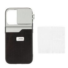 RFID Blocking Slim Wallet With Camera Lens Slide Design, Secure Phone Card Holder For iPhone Samsung Pixel, Durable Material And Wireless Charging