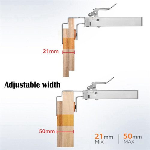 2X Adjustable Drawer Fixing Clamp, Universal Drawer Panel Front Installation Clamps Fixing Clips with Replaceable Clip 2