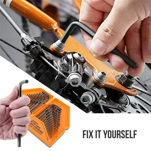 30-Piece Hex Key Set  Wrench Metric Inch Hex Tool Hex Key Wrench 1