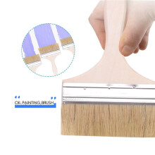 10pcs 220 X 135mm Wide Bristle Hair Wooden Handle Paint Brush Wall Painting Tool
