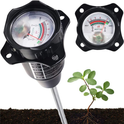 2X Long Probe Deep Soil PH Moisture Meter 2 in-1 Tester-Professional Test Hygrometer 1