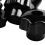 10 pieces Black star grip knobs, female thread diameter 8mm,  diameter 40mm 8