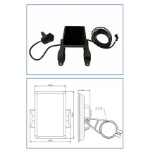 M7C-SM E-Bike Instrument LCD-Scherm 24V-60V SM/Waterdichte Elektrische Fiets Berg Meter Snelheid Vermogen LCD-Scherm