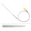 K Type Thermocouple with Plug, Meter Temperature Sensor Probe -50 to 1100C,3.3ft Wire 3.2x150mm 3
