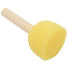 Pack of 60 Round Foam Sponge Paint Brush Set - Stencil Brush Value Pack - 5 Different Sizes - Great for Kids Arts
