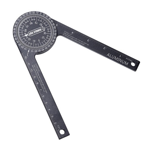 360 Degree Horizontal Protractor DIY Angle Ruler Positioning Angle Measuring Instrument 1