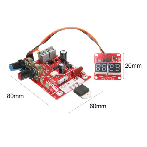2X NY-D01 Spot  Control Board 40A 100A Digital Spot Welding Machine &Current Control Display Spot (40A) 1