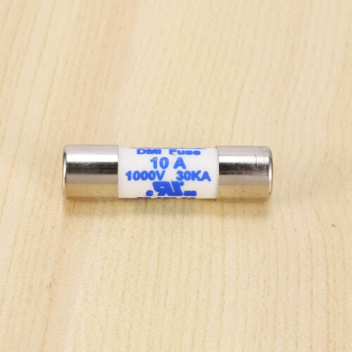 6X Multimeter 10 x 38mm 1000V 10A Cylinder Ceramic Fuse White 1