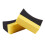 4X Contoured Auto Wheels Brush Sponge Tools Applicator Special Yellow+Black 5