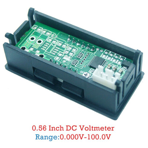 4X 0.56Inch  Digital LED Display 4 Bits 0-100V Voltmeter Panel Volt Voltage Meter Tester 2