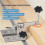 2XToggle Clamps Woodworking HeavyDuty Quick-Release Clamp  Push Pull Foot Workbench Clamping Clamps for Woodworking 1