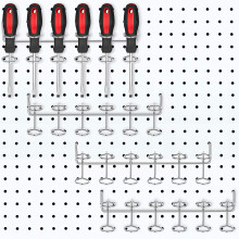 4 StüCk Multi-Werkzeug Halter Schraubendreher Halter Multi-Ring Werkzeug Halter Werkzeug Organizer Regale Pegboard ZubehöR
