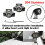 Universal 2X A Pillar Hood Led Work Light Bar Mount Bracket Clamp Holder Offroad 4