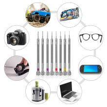 8 PièCes Jeu de Tournevis Professionnel Kit de Tournevis de PréCision 0.6-1.6Mm pour la RéParation de L'éLectronique des Lunettes de Montre