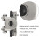 Universal 2X A Pillar Hood Led Work Light Bar Mount Bracket Clamp Holder Offroad 9