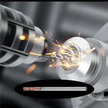 5PCS 3mm Solid Carbide Endmills Endmill D3X8XD4X50L 4Flute Side Milling Slotting Profiling Face Mill Standard Length