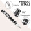 4 Pcs Pen Screwdriver Handy Tool Eight in One Magnetic Pocket Screwdriver Multi-Function  Gadgets Repair Tools (Black) 3