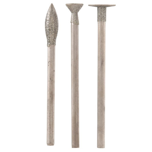 80Pcs/Set 2.35Mm Shank Grinding Bits Polishing Emery Diamond Bits Peeling Polishing Bits Grinding Point 2