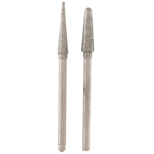 80Pcs/Set 2.35Mm Shank Grinding Bits Polishing Emery Diamond Bits Peeling Polishing Bits Grinding Point