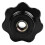 50 Pieces Black Star Grip Knobs, Female Thread Diameter 8mm,  Diameter 40mm 5