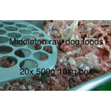 Dog Food Frozen Chicken Mince with Offal 20x 500g Chubs 10kg box BARF RAW DIET