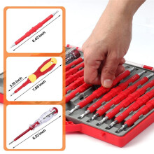 26-Piece 1000V Insulated Electrician Screwdriver Set Professional Electrical Screw Driver Set Tools for with Case