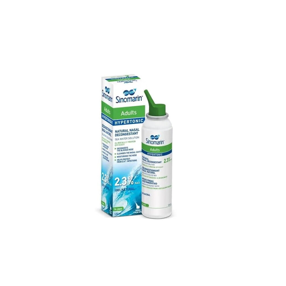 Sinomarin Adults Hypertonic Solution For Adults With Seawater (2.3% Nacl) 125 Ml