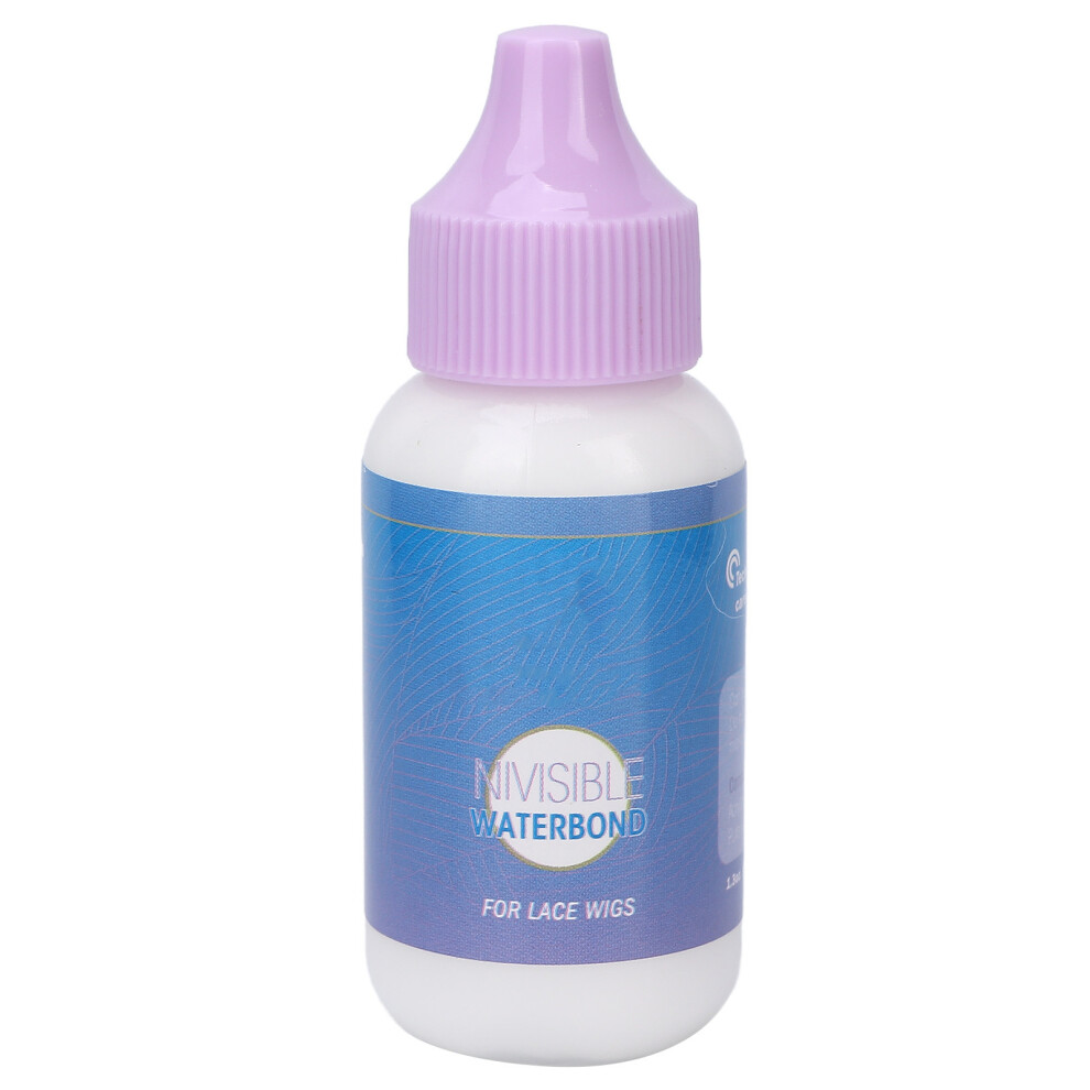 Unisex Purple Lace Wig Glue 38Ml Strong Bond Hairpiece Adhesive Lid