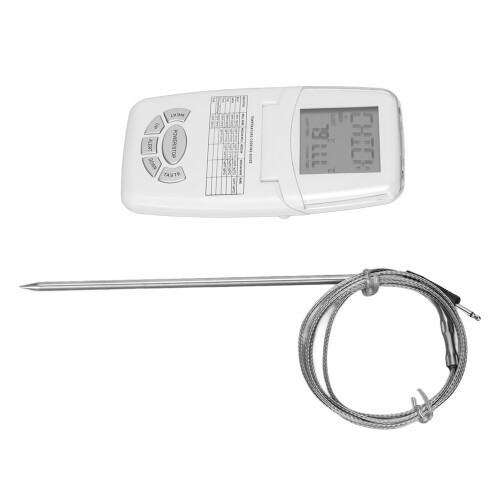 Thermometer With Loud Alerts Big Digit Display And User Friendly Controls For Home Chefs Timer Mode Counts Up Down Feature For Various Cooking 1