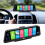 Wireless Carplay Mirror Dash Cam With Front Rear Camera Featuring Night Vision And Voice Activation, G Sensor Emergency Locking Loop Recording With 6
