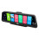 Wireless Carplay Mirror Dash Cam With Front Rear Camera Featuring Night Vision And Voice Activation, G Sensor Emergency Locking Loop Recording With 7