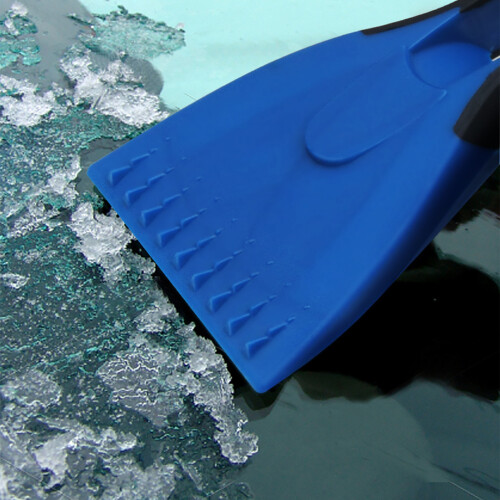 Multi-Functional Snow Brush And Ice Scraper Scratch Free Windshield Scraper Compact Car Ice Scraper Weather Resistant Ergonomic Design Durable Snow 1