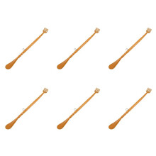 6X Brown Plastic Handle Back Scratch Helper Massager 48 cm