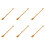 6X Brown Plastic Handle Back Scratch Helper Massager 48 cm 1