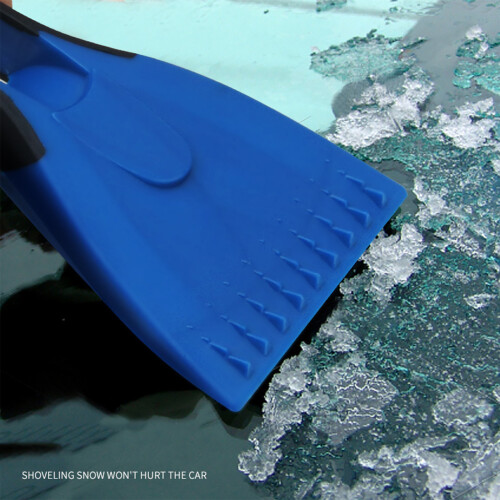 Multi-Functional Snow Brush And Ice Scraper Scratch Free Windshield Scraper Compact Car Ice Scraper Weather Resistant Ergonomic Design Durable Snow 2