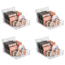 4X Schminke Organisator, Kompakte Schminke Paletten Organisator, 7 Stücke Kosmetik Aufbewahrungs Kasten für Badezimmer Arbeitsplatten, Waschtische